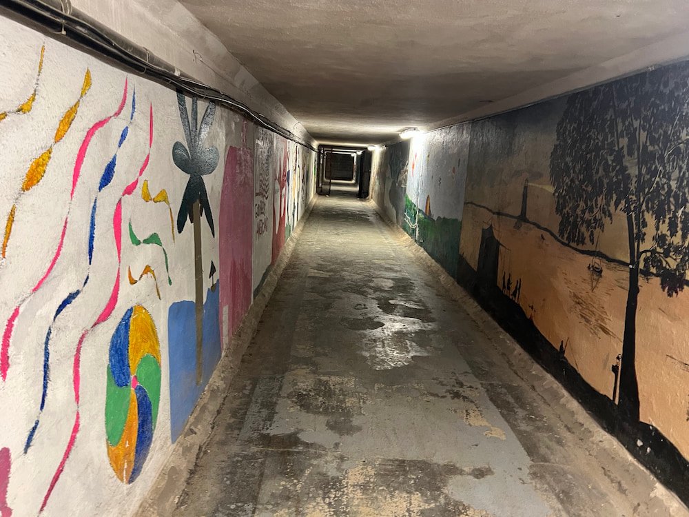 Tunnels under the hospital