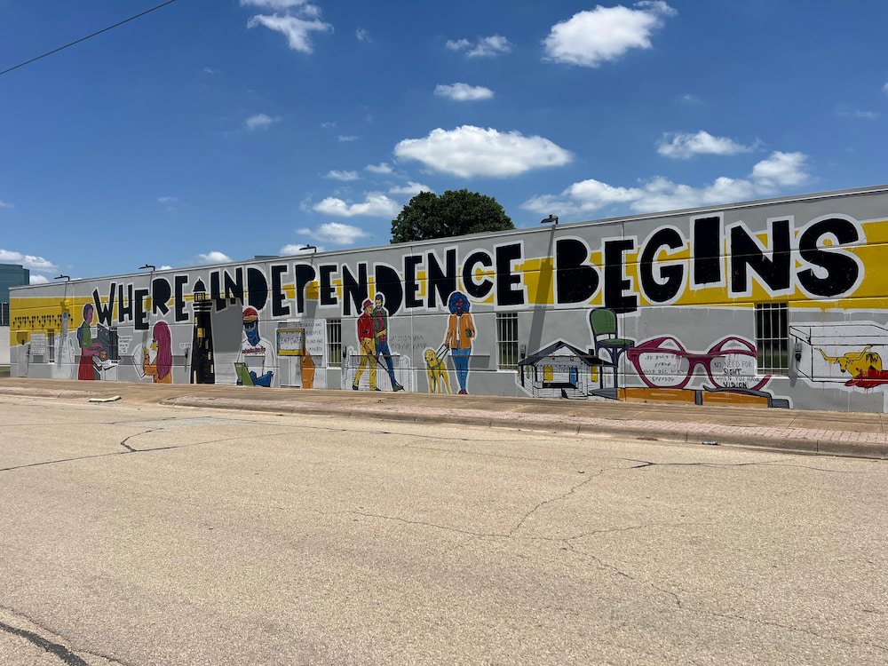 Where Independence Begins mural