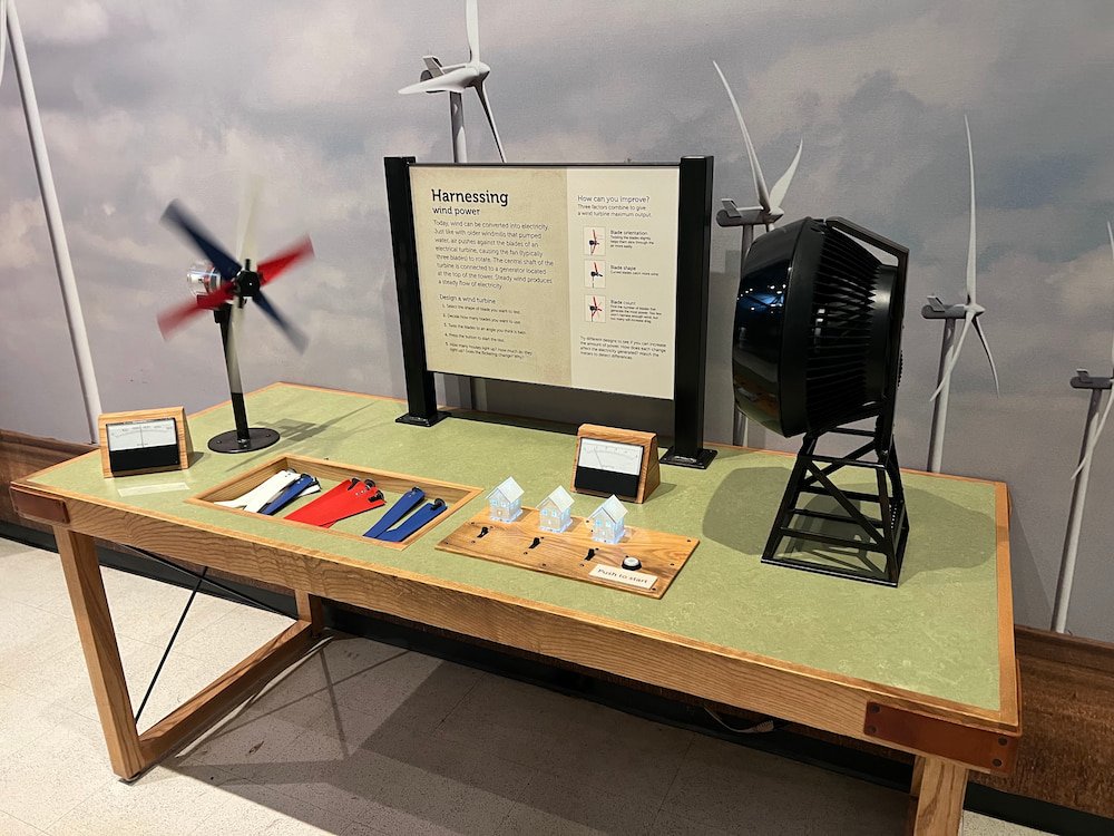 Wind turbine demonstration