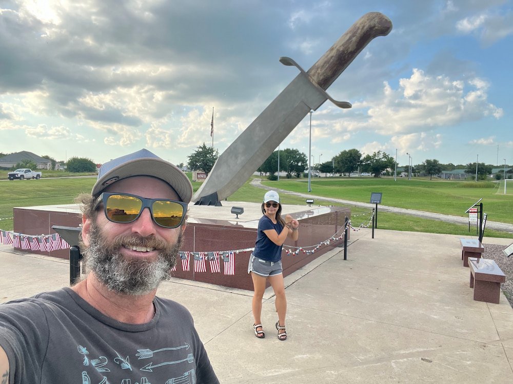 World's Largest Bowie Knife
