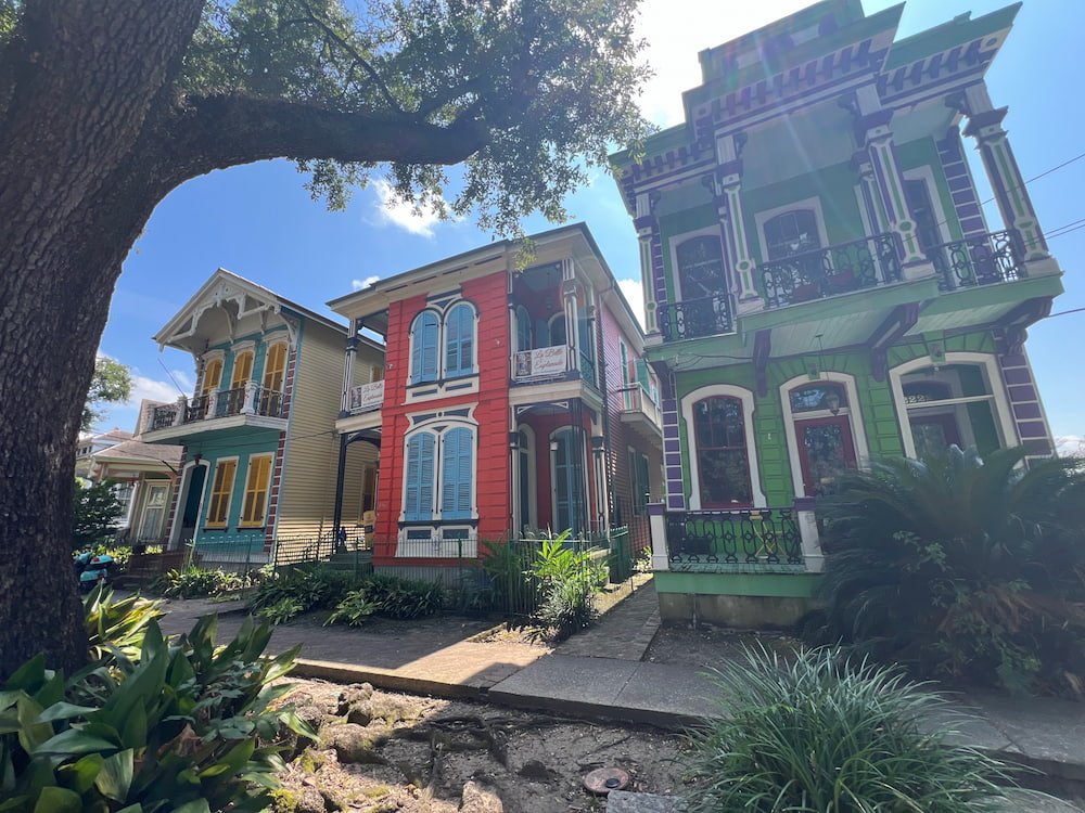 All the colorful houses remind us of San Francisco