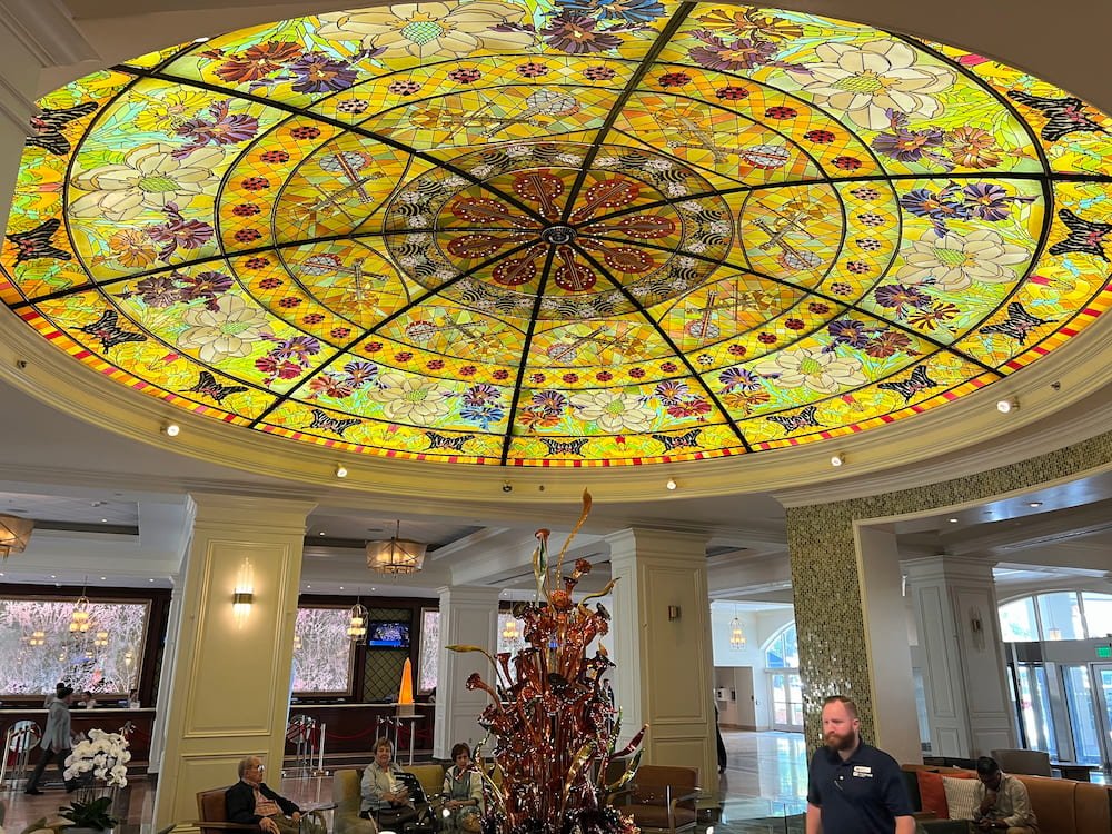 Amazing glass ceiling
