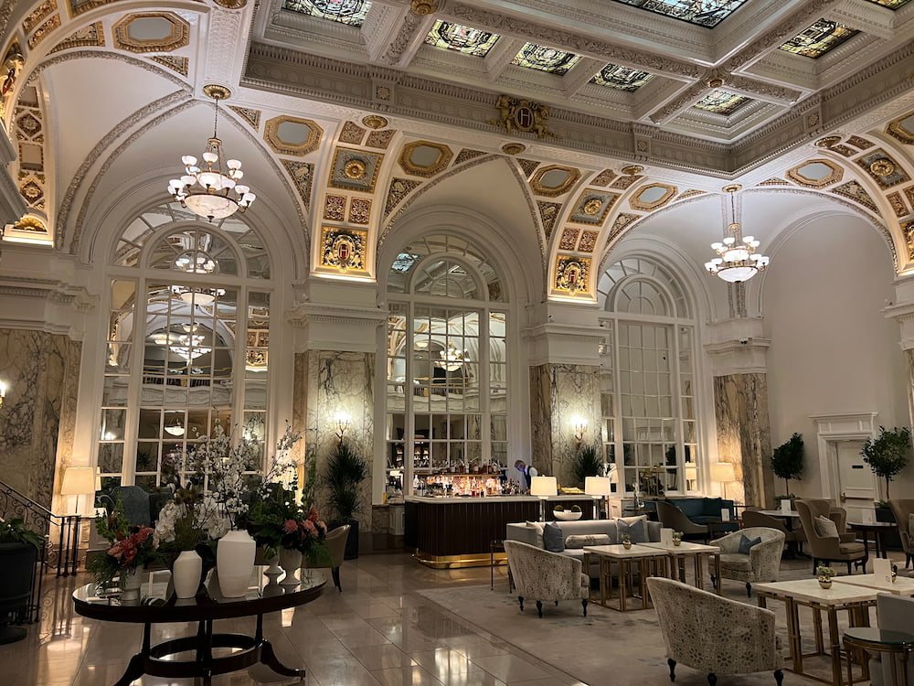 Bar area at the Hermitage Hotel