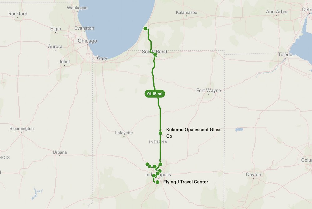 Benton Harbor to Indianapolis