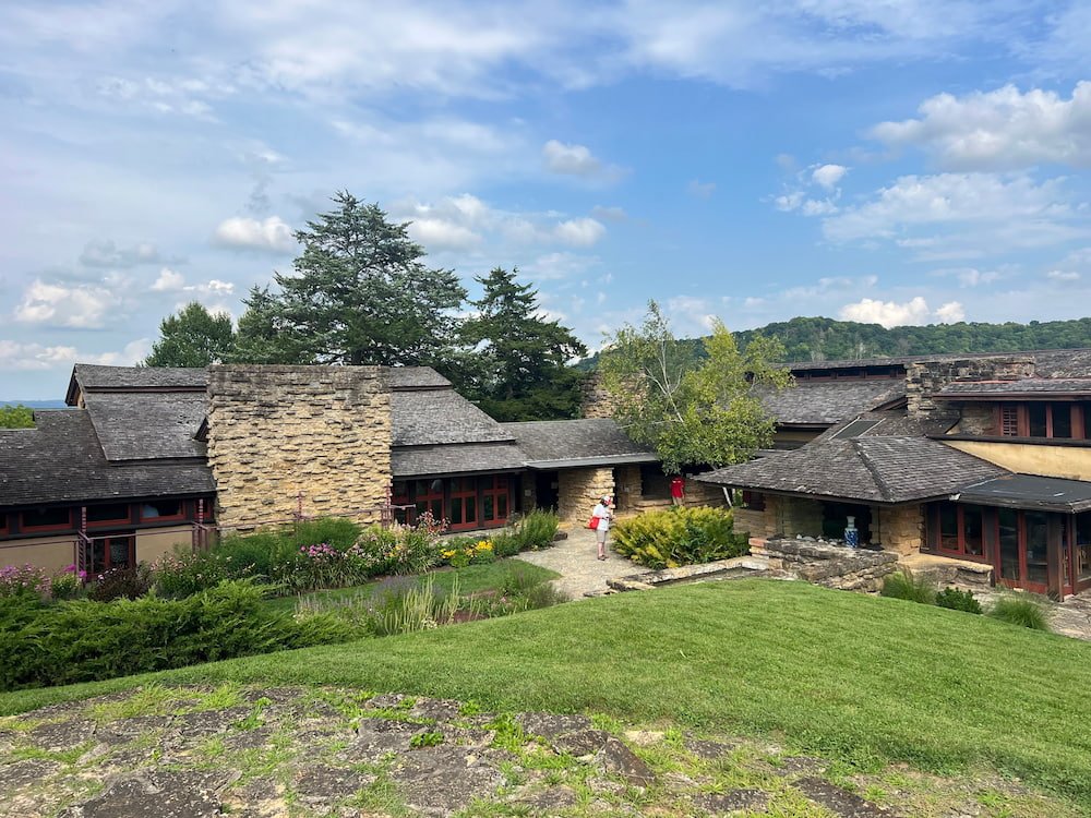 First views of the main house