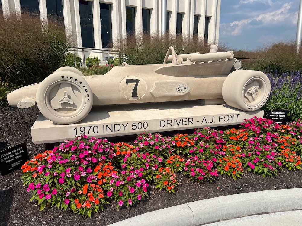 Foyt Car outside the museum