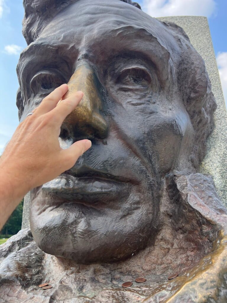 Gotta touch his nose I guess
