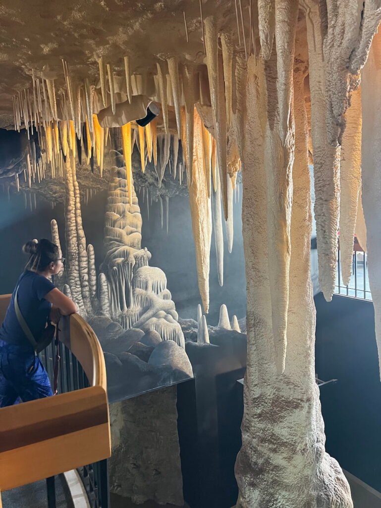 Inside the museum looked like you were in a cave already