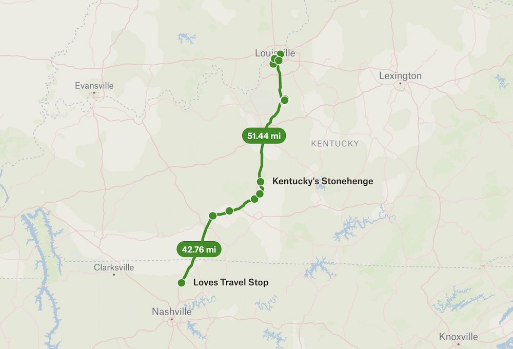 Louisville to White House