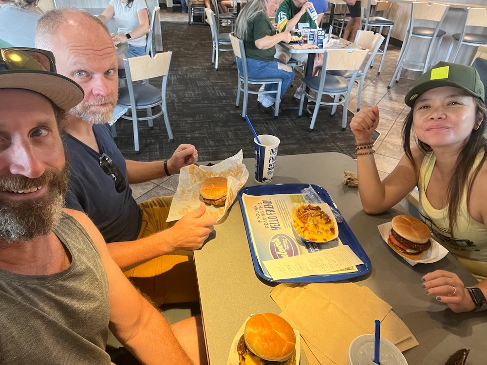 Martynas having his first taste of Culvers