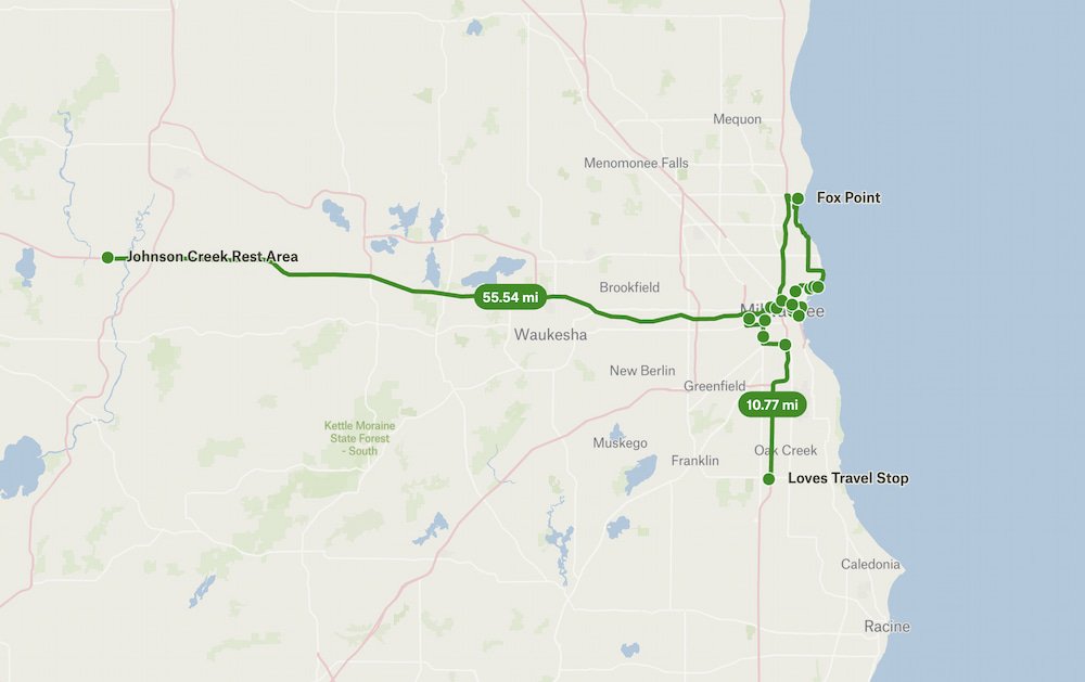 Milwaukee and surrounds