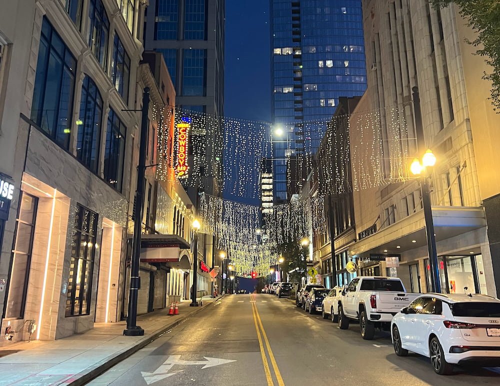 Nashville comes alive at night