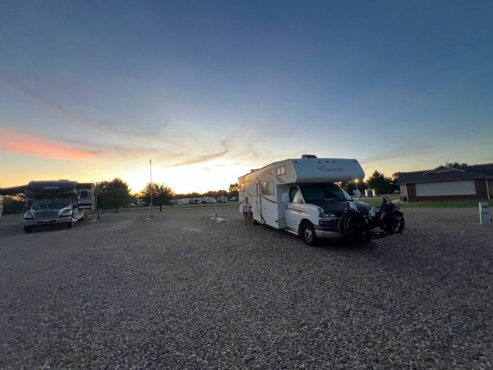 Our campsite at Sunrise RV Park