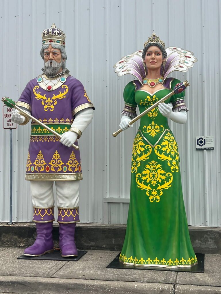 Outside Mardi Gras World