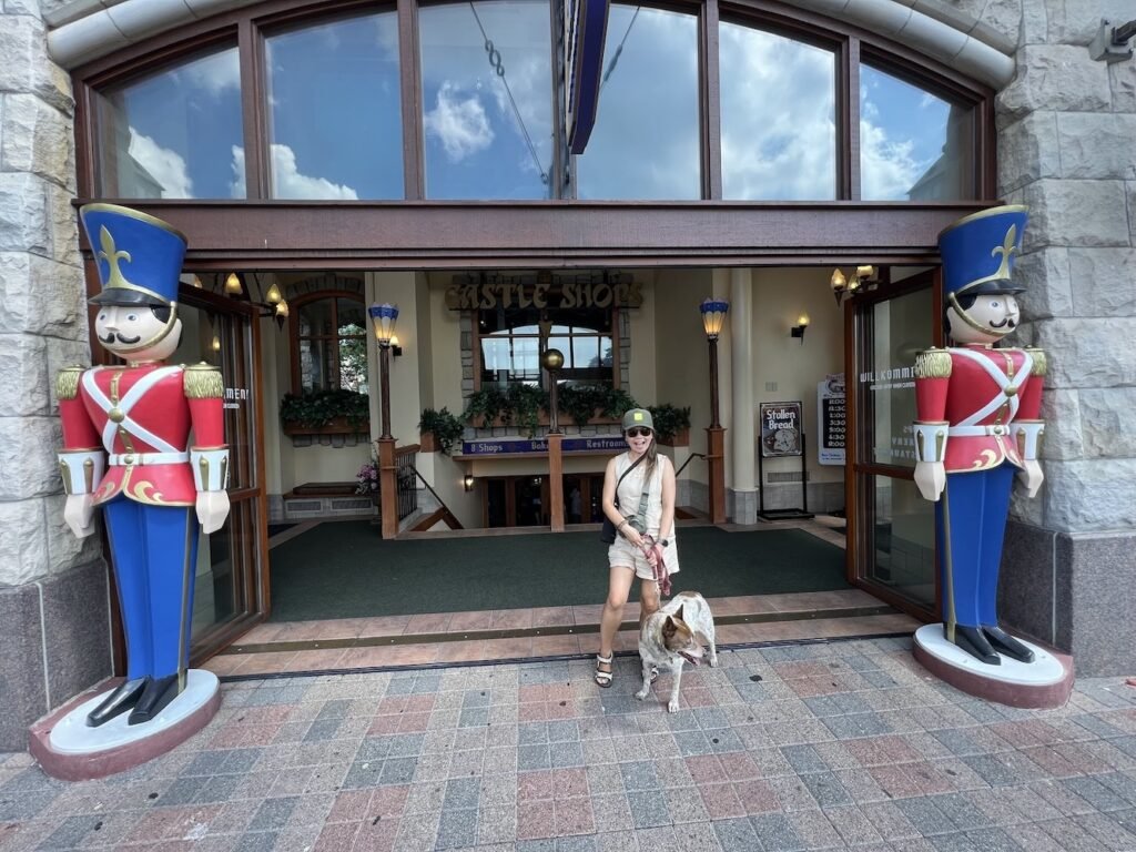 Outside the Visitor Center