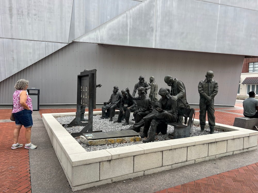Outside the WW2 Museum