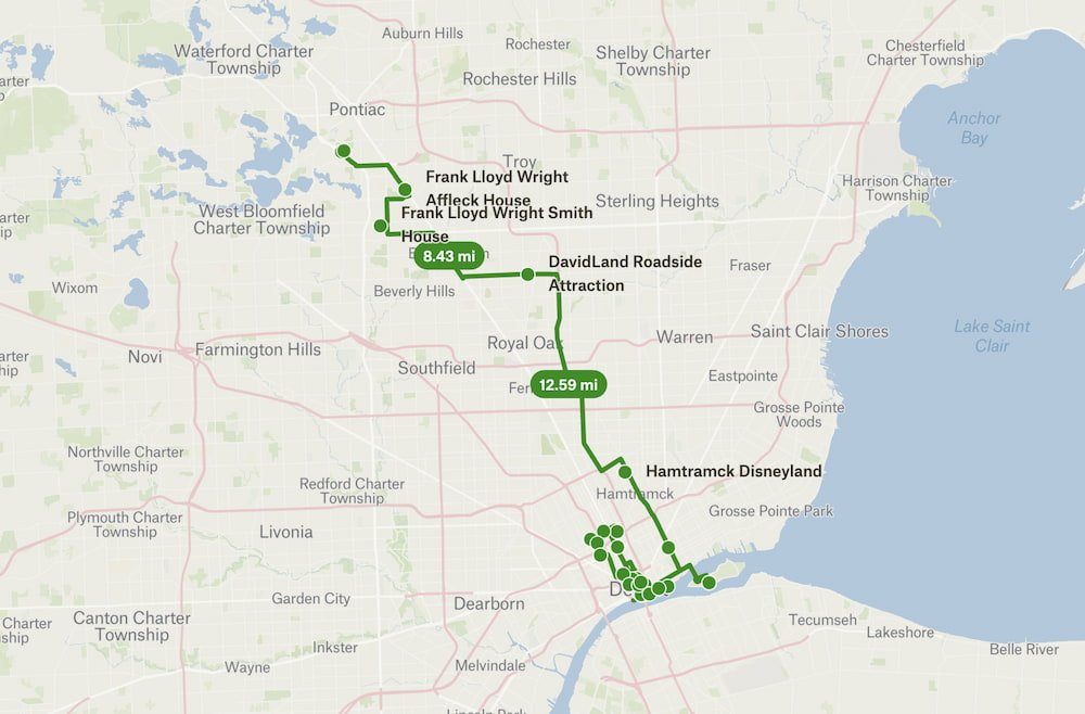 Pontiac to Detroit