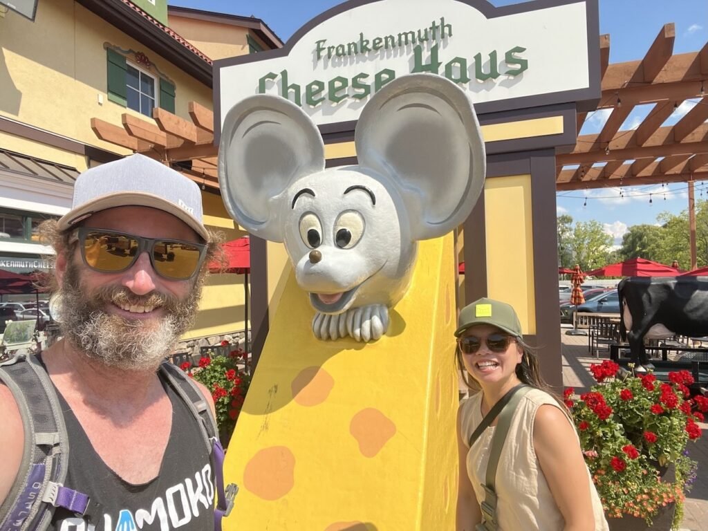 Selfie with the cheese mouse