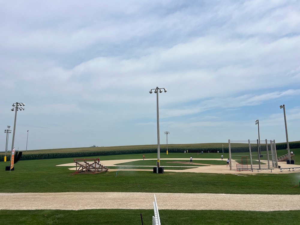 The baseball field