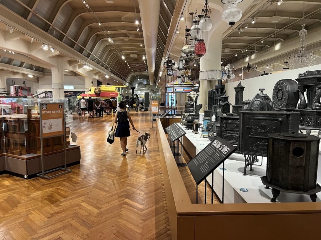 The furniture section