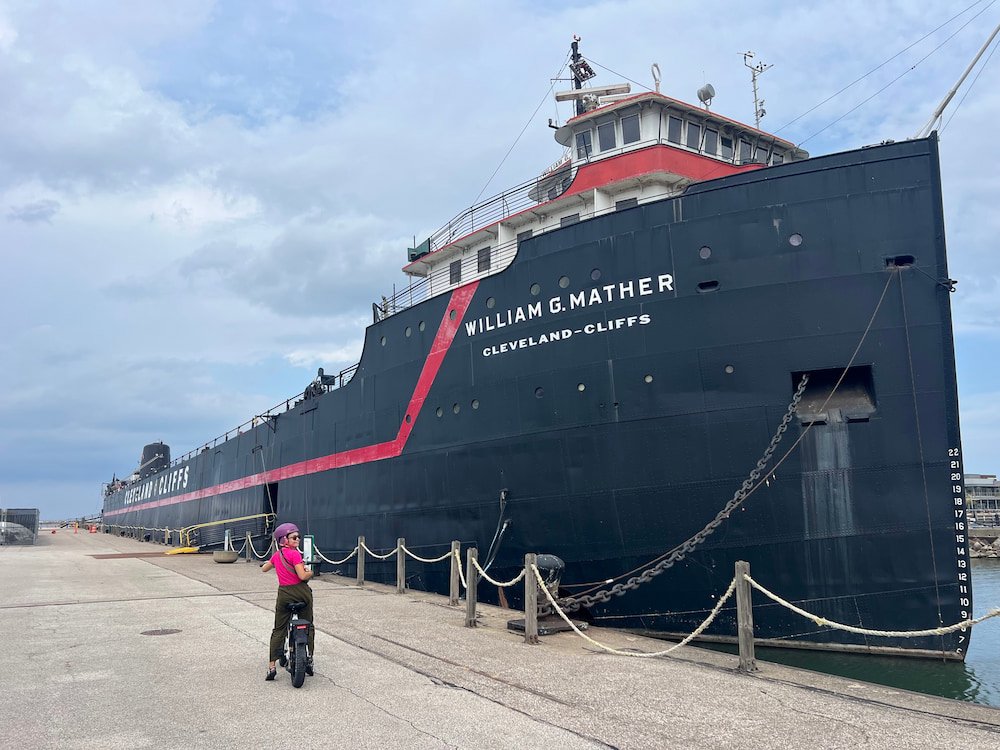 Another enormous ship