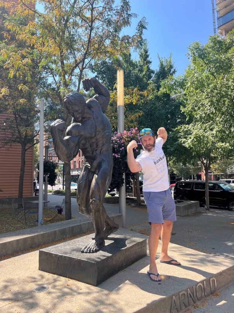 Arnold and Michael shaping up