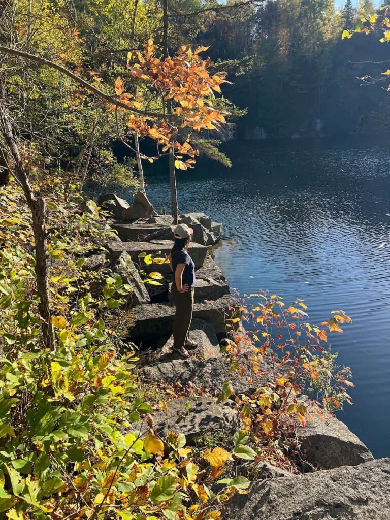At the start of Little John Trail