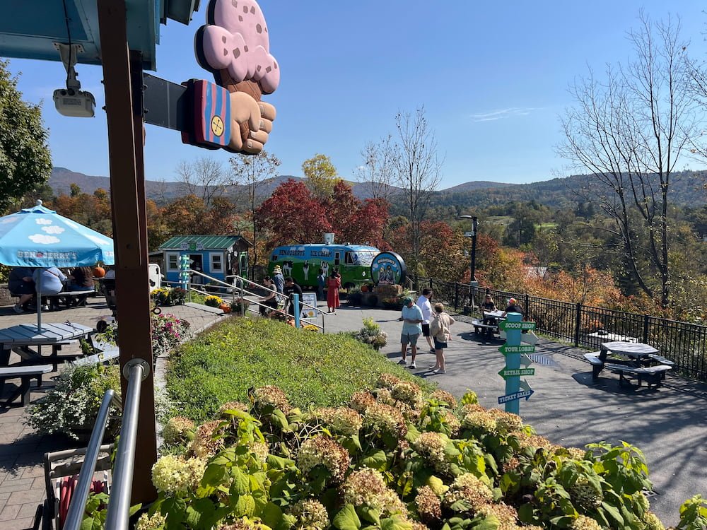 Busy at Ben and Jerrys