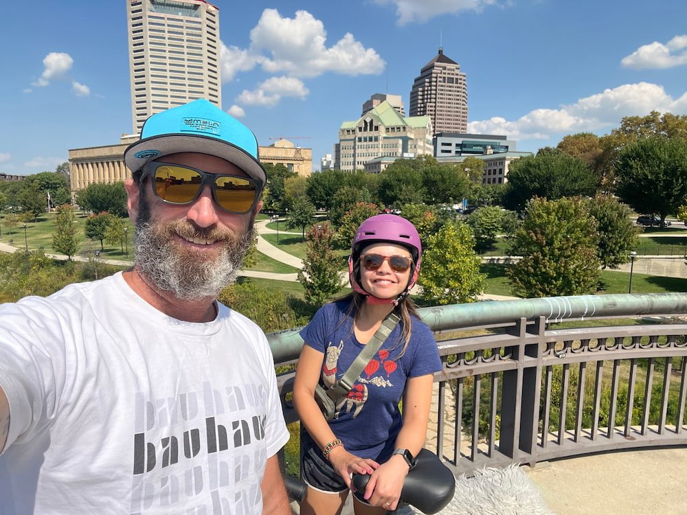 Cycling around Columbus