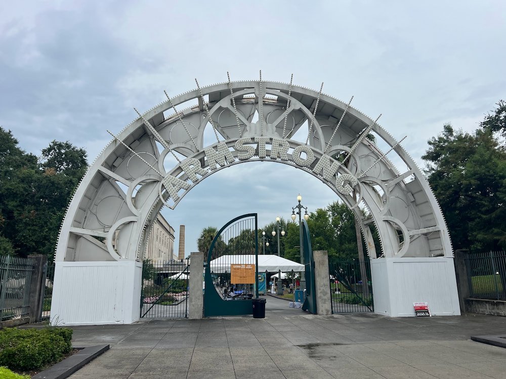 Entrance to Louis Armstrong Park
