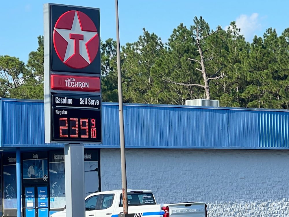 Gas prices were nice and cheap