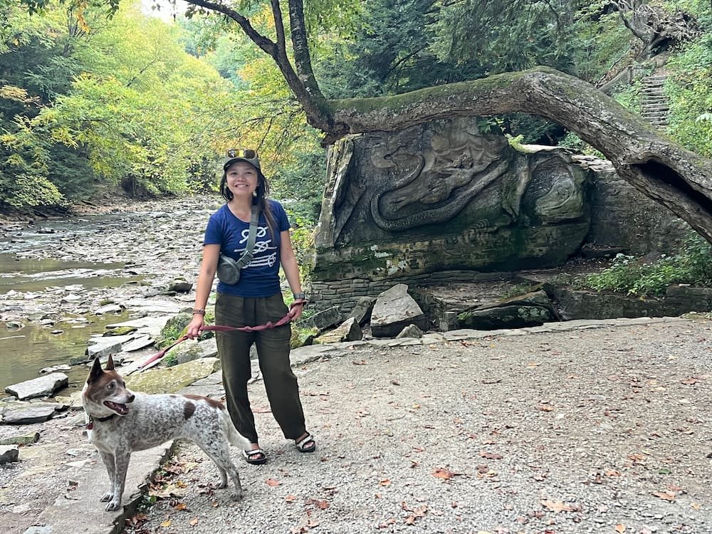 Lisette and Sheila at Squaw Rock