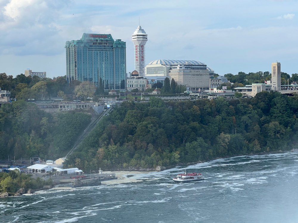 Looking toward the Canadian side of the falls