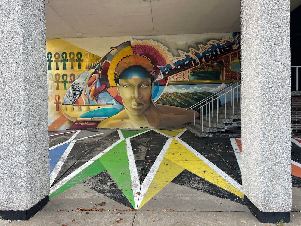 Mural at the underpass
