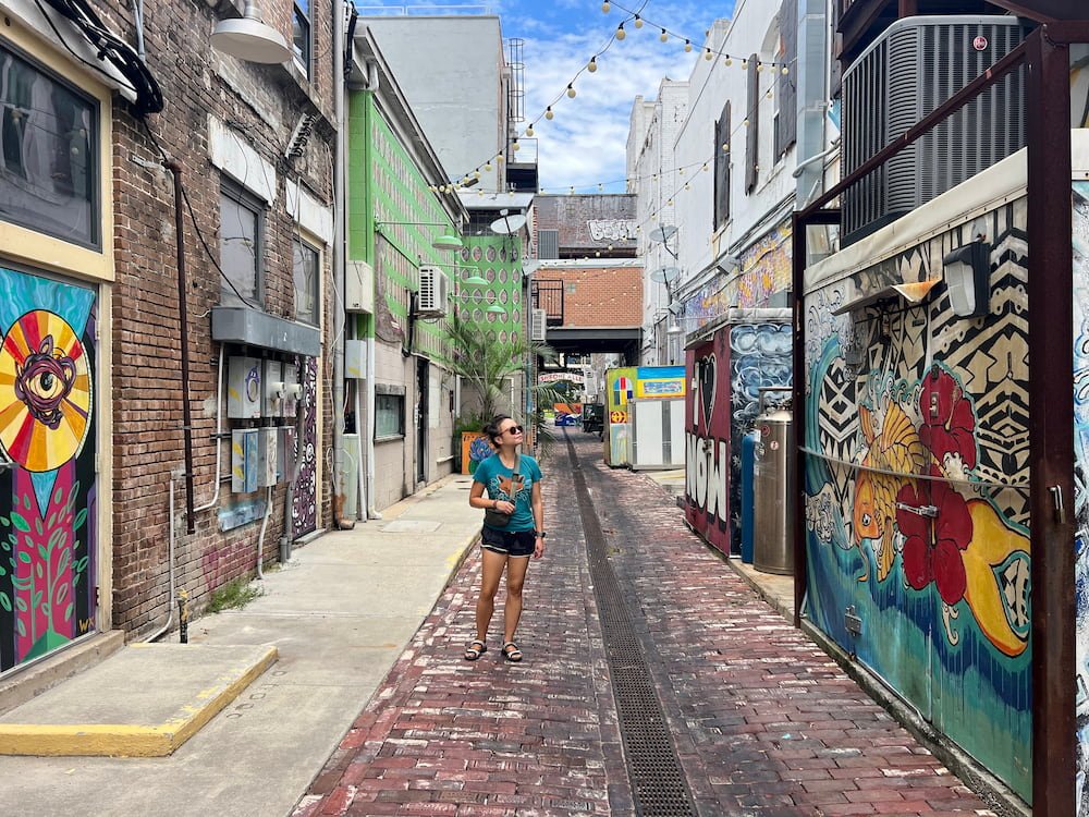 Murals in Fishbone Alley