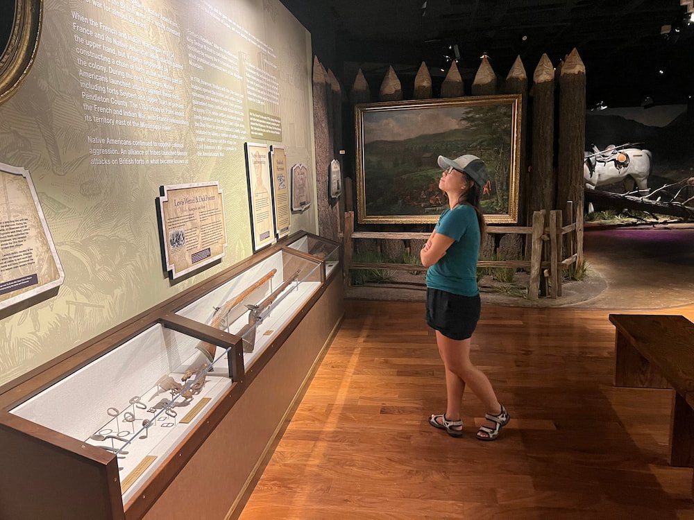 One of the displays in the museum