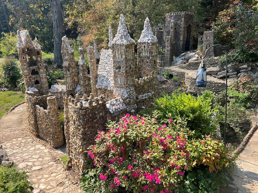 One of the stone structures