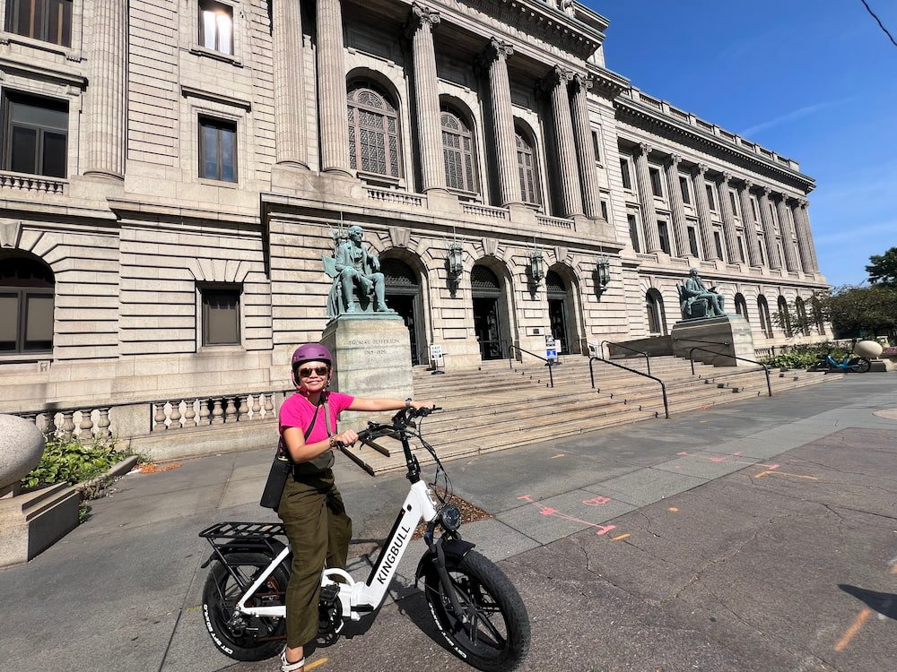 Outside the town hall