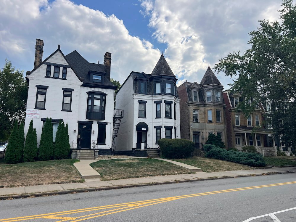 Row of houses in Pittsburgh