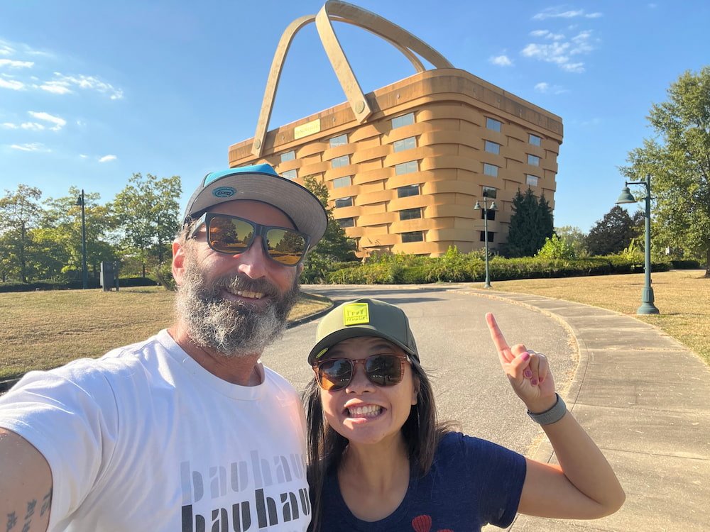 Selfie with the Longaberger Basket
