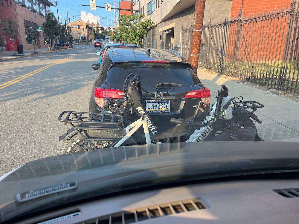 Someone parked us in