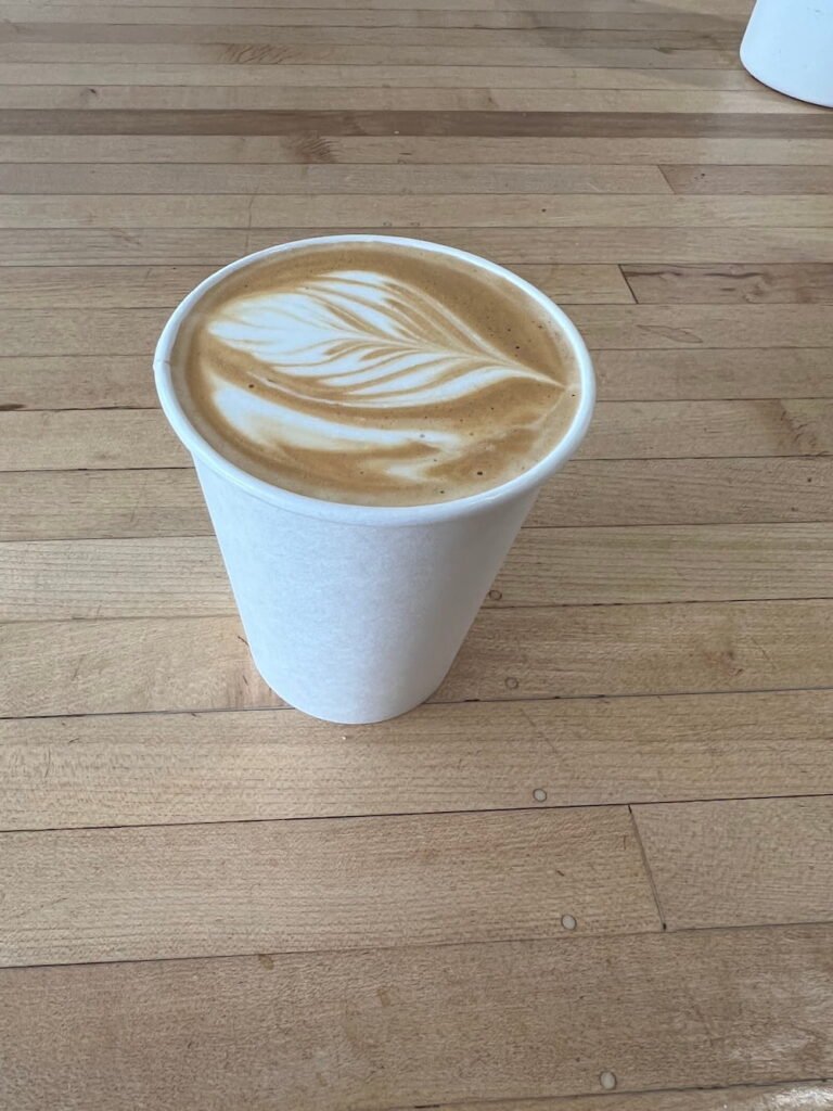 The coffee was decent