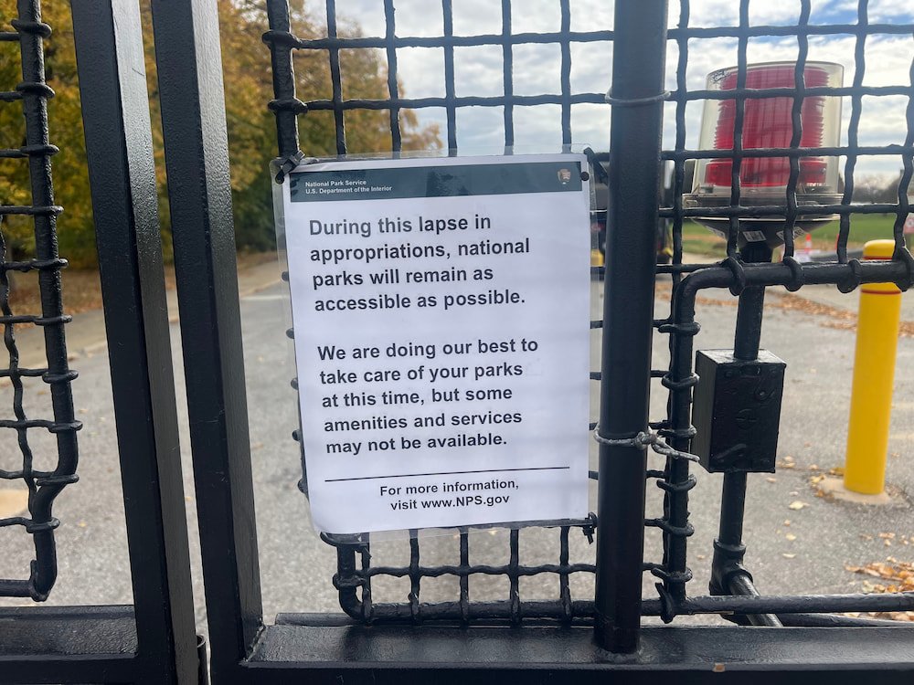 Closed due to the government shutdown