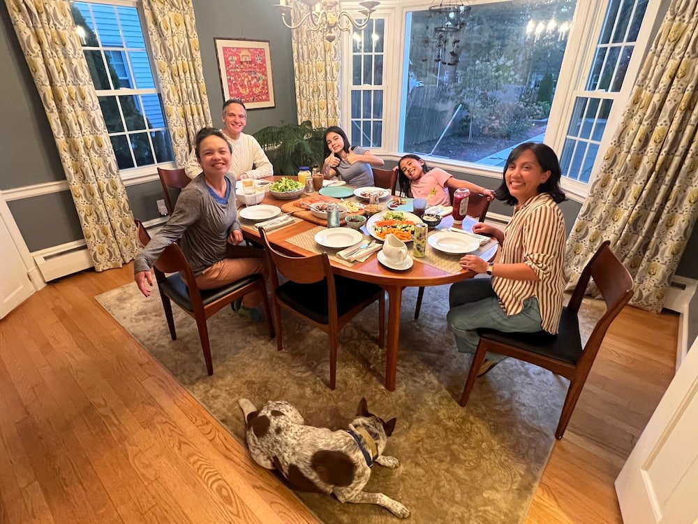 Dinner at Jessica and Shane's house