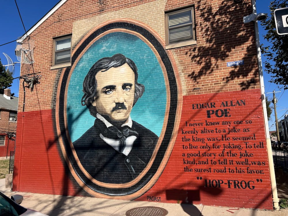Edgar Allan Poe mural