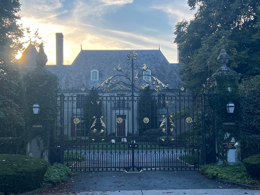 Even the gates are enormous