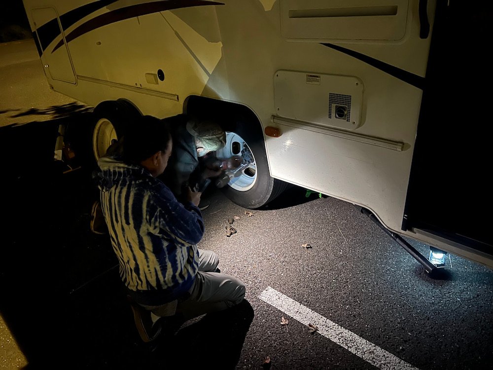 Getting the spare replaced