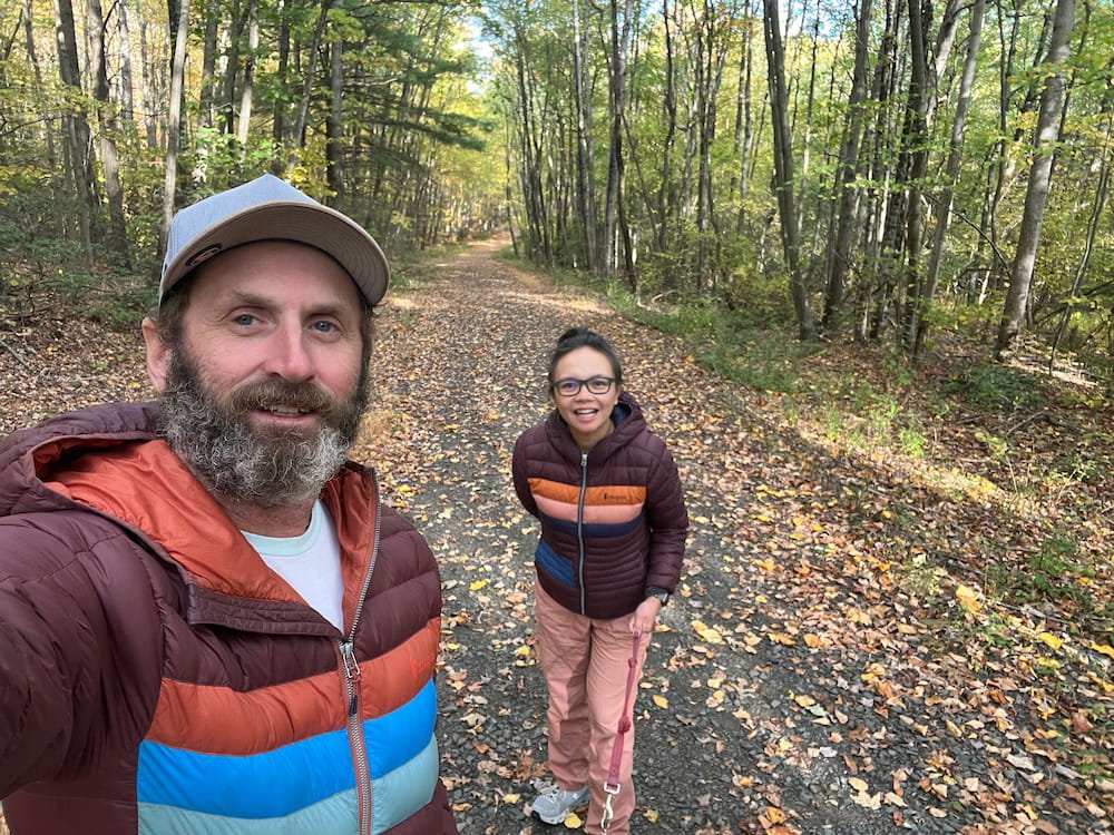 Hiking at West Rock Ridge State Park