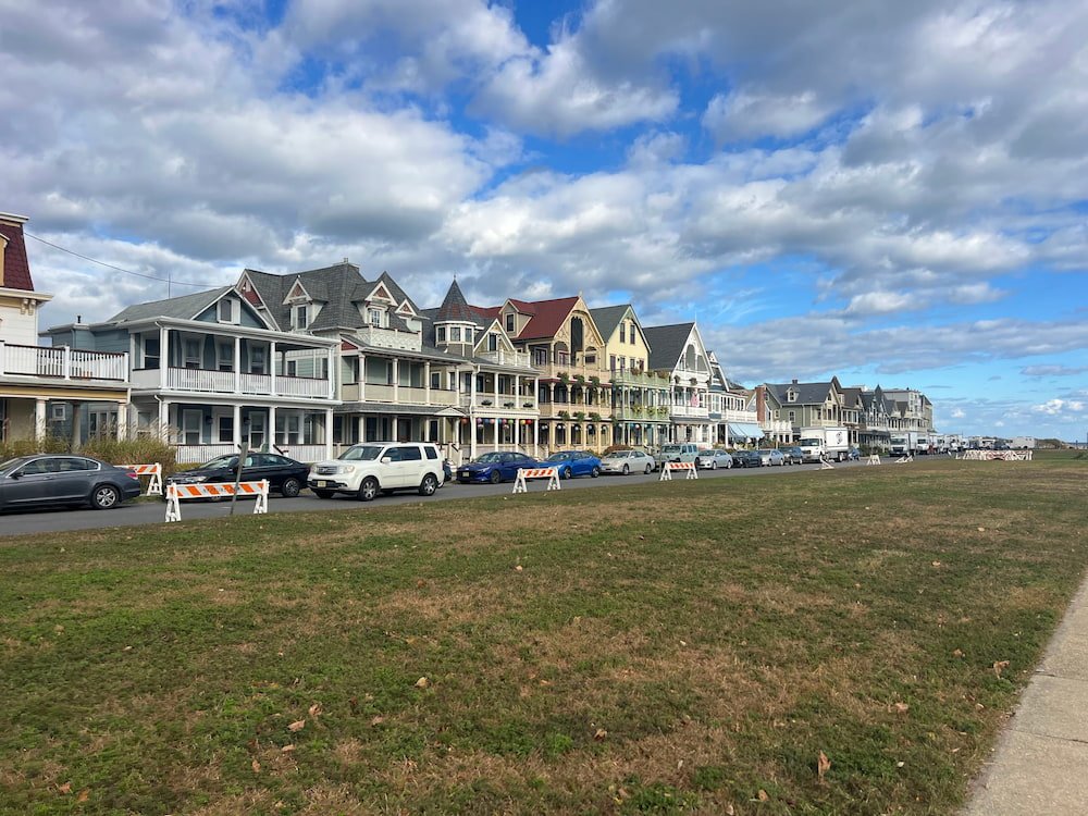 Houses along Asbury Park