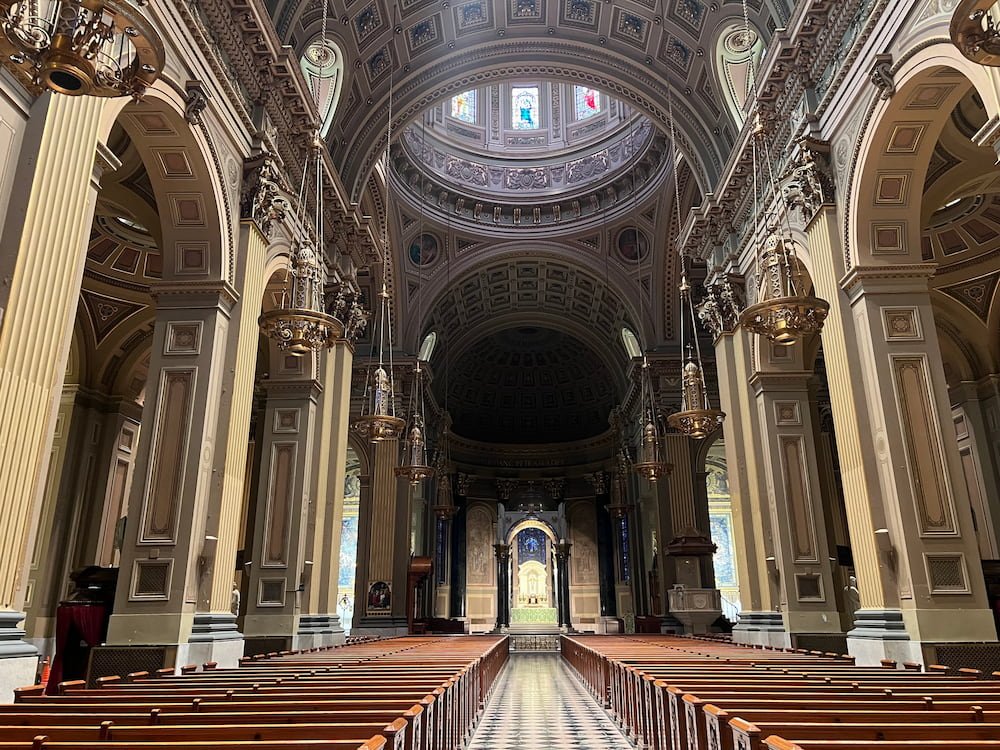 Inside the cathedral